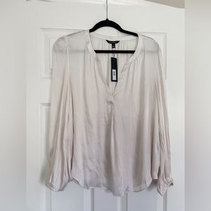 Banana Republic Cream Blouse NWT - size L